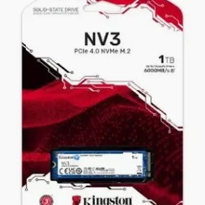 SSD M.2 Kingston NV3 1TB — PCIe 4.0 NVMe 6000MB/s