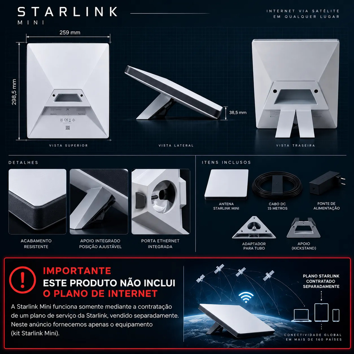 Starlink Mini — Kit Completo - Imagem 3