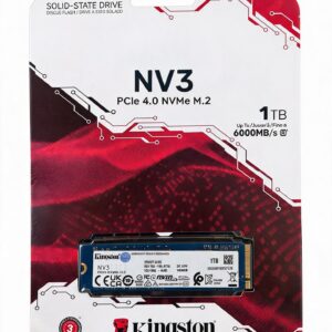 SSD M.2 Kingston NV3 1TB — PCIe 4.0 NVMe 6000MB/s